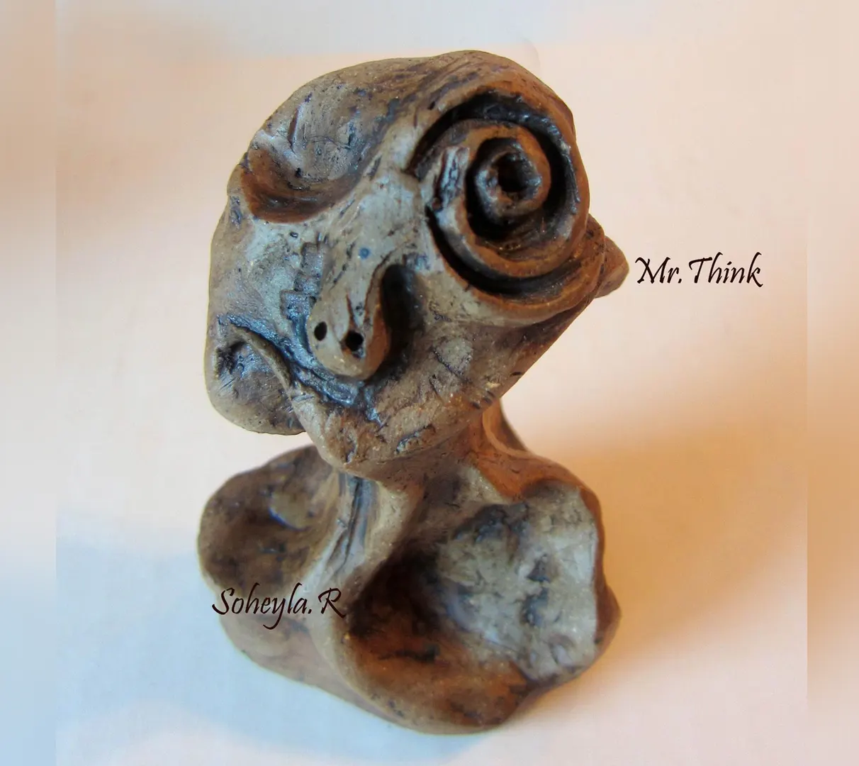 Sculpture Soheyla Rashidyan - Mr. Think