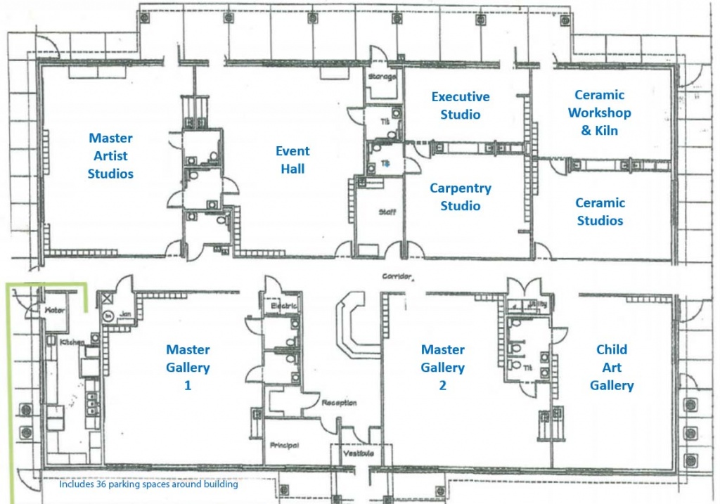 MOCVA floor design map