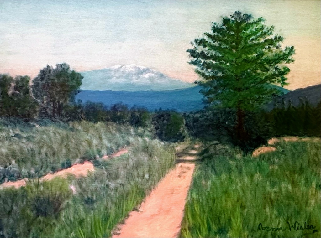 A0507 - A Road Less Travelled by Joann Wisler oil on canvas 24” x 18”