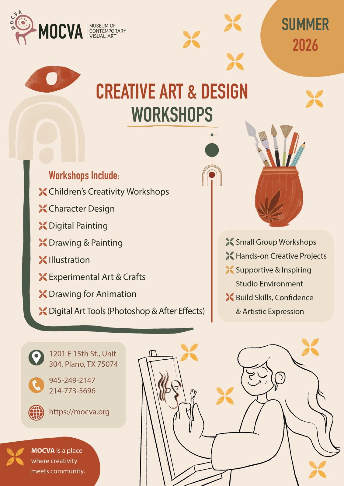 MOCVA - Creative Art and Design Workshops